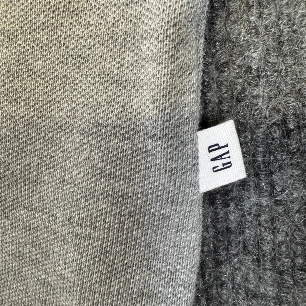 NWT Gap Kids Boys XXL 14-16 Grey Organic Cotton Long Sleeve Pique Polo Shirt NEW
